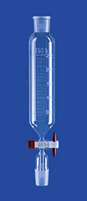 Ampoule  dcanter de coule cylindrique Borosilicat 3.3